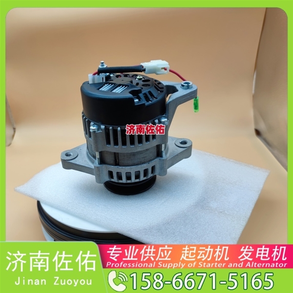 郑州1001778863起动机JFZ2503K发电机 GR215 配潍柴 WP6 日立｜ZX470｜6WG1 Doosan 大柴 CA6DK 上柴 SC9D 卡特 374F C18 平地机 启动马达